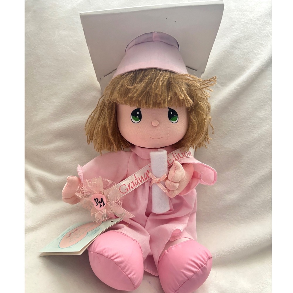 Precious Moments Friendship‎ Dolls Graduation Edition Pink Plush Doll 13" Tags